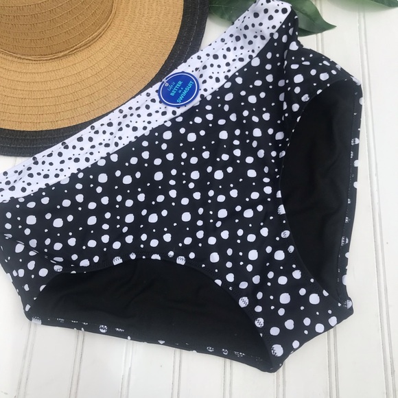 Swimsuits for All Polka Dot Bikini Bottoms NWT - Picture 1 of 3